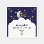 Serviette En Papier Baby shower Twinkle Star (Devant)