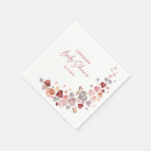 Serviette En Papier Baby shower Valentines de Little Sweetheart (Coin)