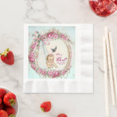 Serviette En Papier Baby-shower vintage shabby (En situation)