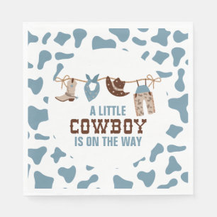 Serviette En Papier Baby Shower Western Cowboy Rodéo