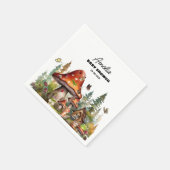 Serviette En Papier Baby shower Whimsical Whimsical de champignons per (Coin)