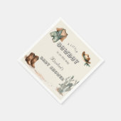 Serviette En Papier Baby shower Wild West Western Cowboy (Coin)