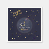 Serviette En Papier Baby shower zodiaque Scorpio (Devant)