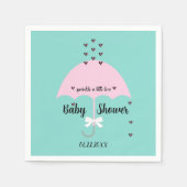 Serviette En Papier Baby Sprinkle Love Genre Reveal Douche Party (Devant)