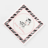 Serviette En Papier Baby Zebra (Coin)
