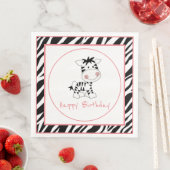 Serviette En Papier Baby Zebra (En situation)