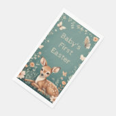 Serviette En Papier Baby's First Easter Woodland Animals Deer Spring  (Coin)