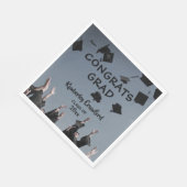 Serviette En Papier Bac de fin d'études | Personnalisé (Coin)