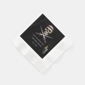 Serviette En Papier Baccalauréat en pirate / Fête d'anniversaire - thè (Coin)