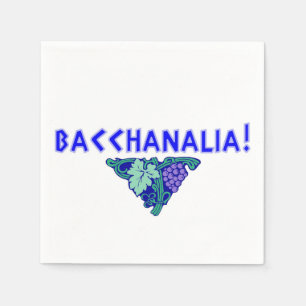 Serviette En Papier Bacchanalia !