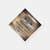 Serviette En Papier Bachelor Party Russe Whiskey Barrel (Coin)