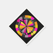 Serviette En Papier Bachelorette Bash Jeu de fléchettes Thème (Coin)