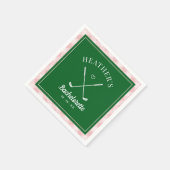 Serviette En Papier Bachelorette de golf dernier Swing (Coin)