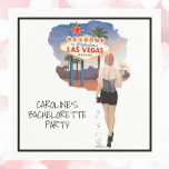 Serviette En Papier Bachelorette de Las Vegas<br><div class="desc">Des serviettes de fête de bachelorette qui présentent une mariée aux cheveux rouges glamour dans un cadre chic de Las Vegas, sirotant un cosmopolite, avec des jetons de poker débordant de son embrayage élégant. Découvrez l'excitation et l'énergie de la vie nocturne de Vegas pour donner le ton d'une fête inoubliable...</div>