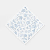 Serviette En Papier Bachelorette De Ski Dernier Toast Sur Les Pistes (Coin)