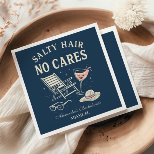 Serviette En Papier Bachelorette Dernière Toast Breeze