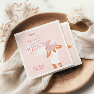 Serviette En Papier Bachelorette Disco dernière