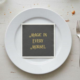 Serviette En Papier Bachelorette d'or Mystique personnalisée