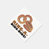 Serviette En Papier Bachelorette Mariage de Ring-a-Ding-Ding (Coin)