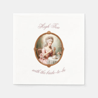 Serviette En Papier Bachelorette Marie Antoinette