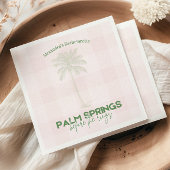 Serviette En Papier Bachelorette Palm Springs