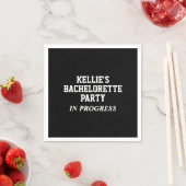 Serviette En Papier Bachelorette Party En cours Naples (En situation)
