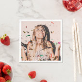 Serviette En Papier Bachelorette Party Mariée face photo (En situation)