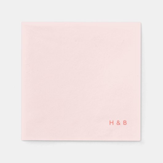 Serviette En Papier Bachelorette rose clair (Devant)