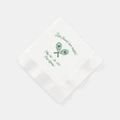 Serviette En Papier Bachelorette Tennis Theme Napkin (Coin)