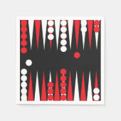 Serviette En Papier Backgammon (Devant)