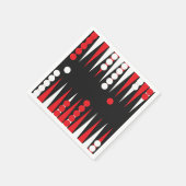 Serviette En Papier Backgammon (Coin)