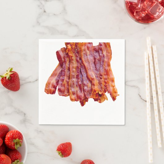 Serviette En Papier Bacon Bacon (En situation)
