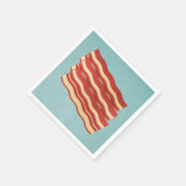 Serviette En Papier Bacon rétro délicieux (Coin)