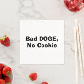 Serviette En Papier Bad DOGE, pas de biscuit (En situation)