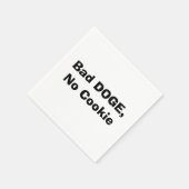 Serviette En Papier Bad DOGE, pas de biscuit (Coin)