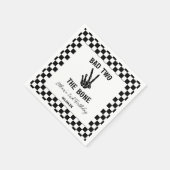 Serviette En Papier Bad Two The Bone Skeleton 2e fête d'anniversaire (Coin)