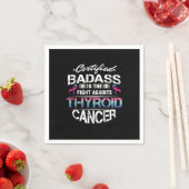 Serviette En Papier Badas certifié Thyroid de survivant de la sensibil (En situation)