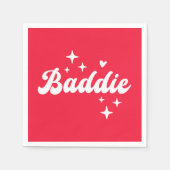 Serviette En Papier Baddie (Devant)