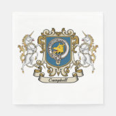 Serviette En Papier Badge Campbell Clan (Devant)