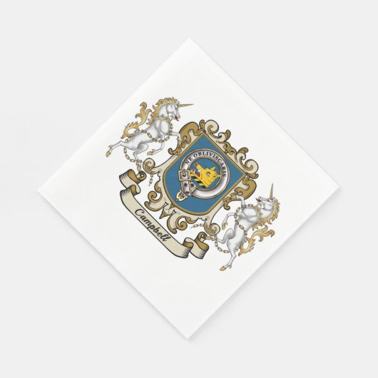 Serviette En Papier Badge Campbell Clan (Coin)