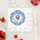 Serviette En Papier Badge de clan Campbell personnalisé hiver (En situation)