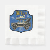 Serviette En Papier Badge NC des banques extérieures (Devant)