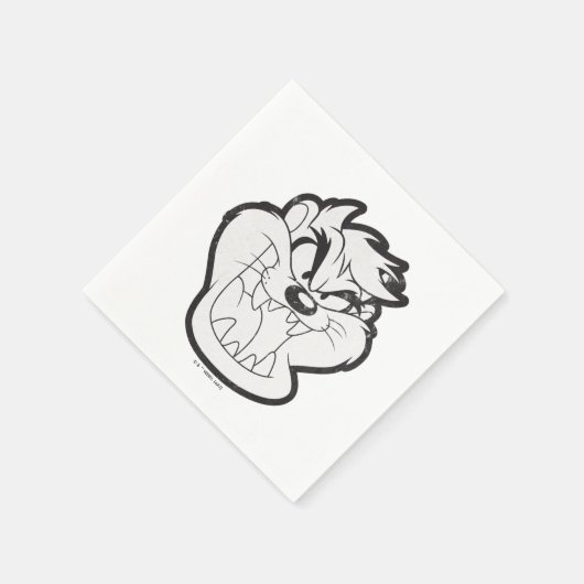 Serviette En Papier Badge TAZ™ Evil Grin (Coin)