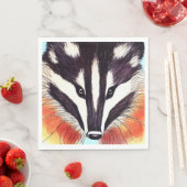 Serviette En Papier Badger (En situation)