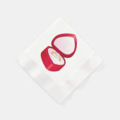 Serviette En Papier Bague fiançailles (Coin)