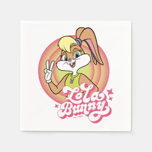 Serviette En Papier Bagues Lola Retro LOONEY TUNES™ (Devant)