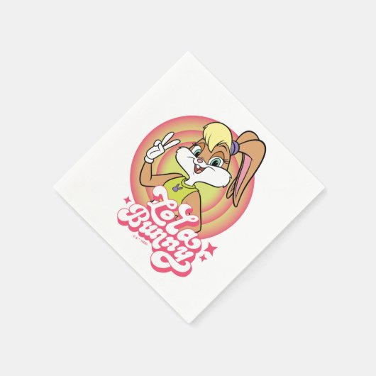 Serviette En Papier Bagues Lola Retro LOONEY TUNES™ (Coin)