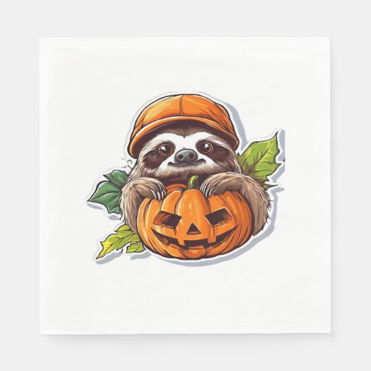 Serviette En Papier Baguette classique Halloween Halloween Sticker (Devant)
