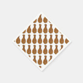 Serviette En Papier Baguette de poulet frit Restaurant de cuisine (Coin)