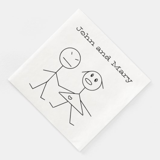 Serviette En Papier Baguette personnalisée adorable Figurine serviette (Coin)